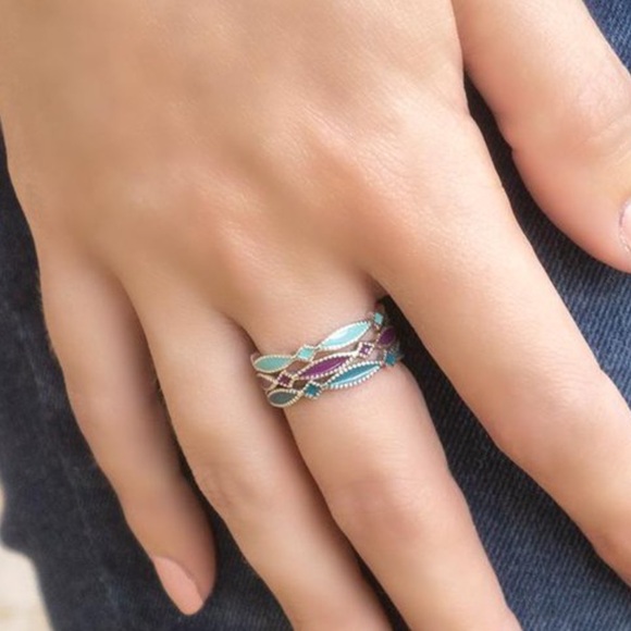 James Avery purple cordoba stacker ring - Picture 4 of 4